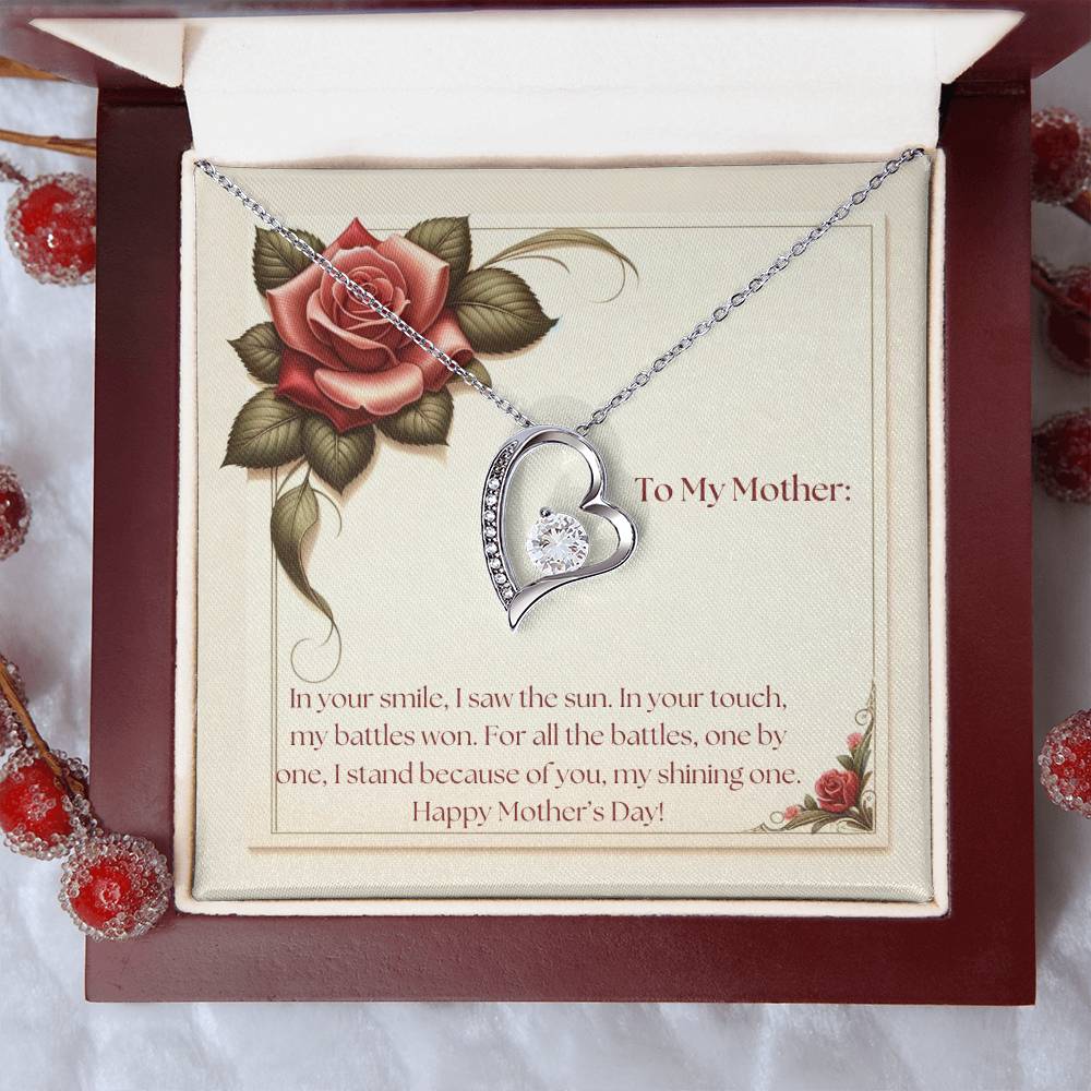 Eternal Flame Necklace + Message Card