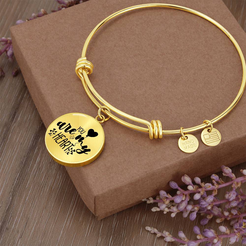 You are My Heart Luxury Circle Bangle