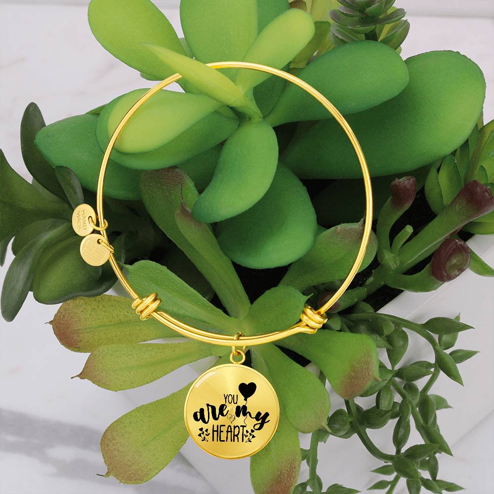 You are My Heart Luxury Circle Bangle