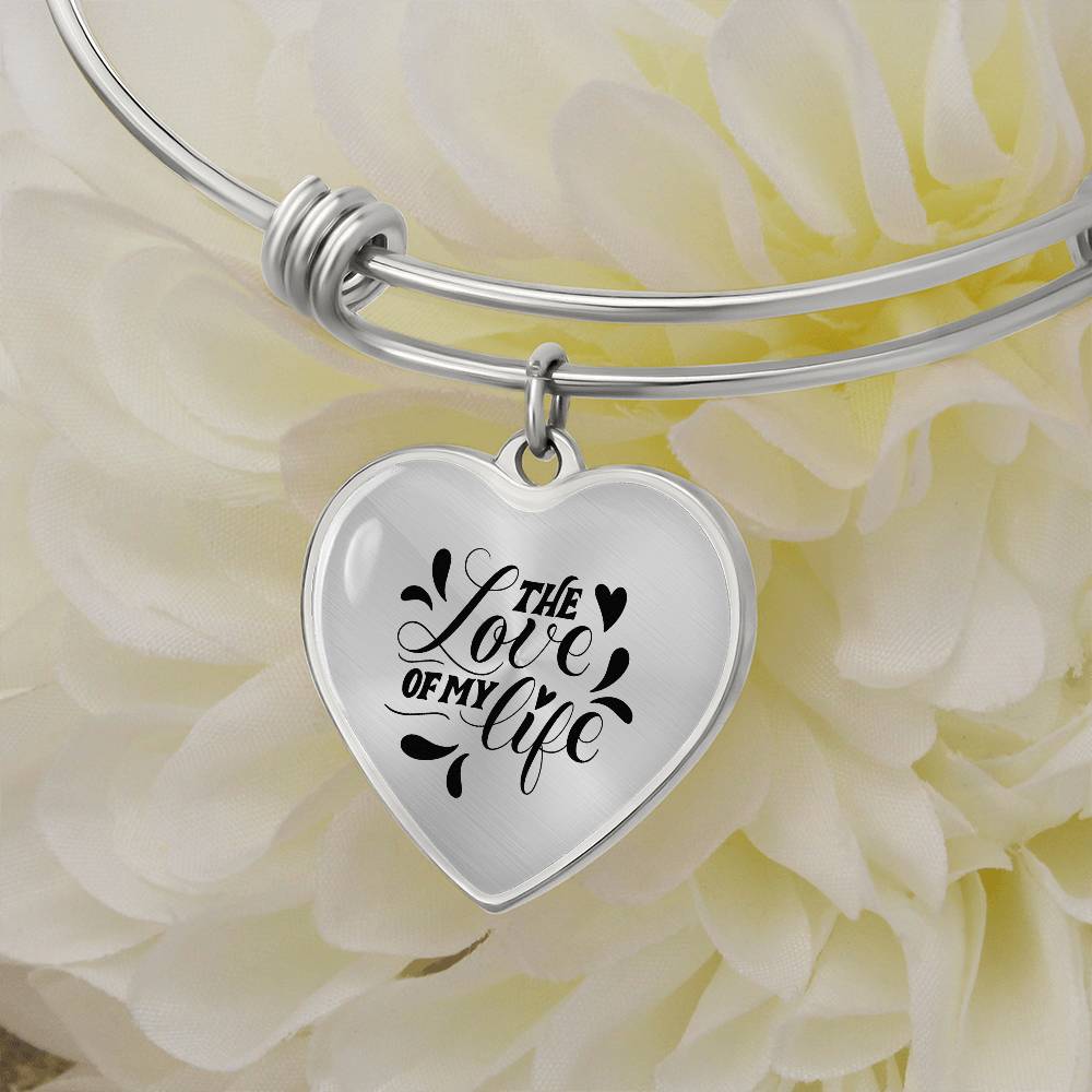 Love of My Life Luxury Heart Bangle