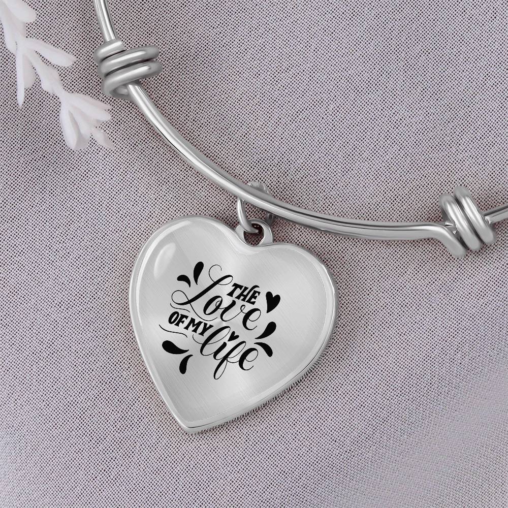 Love of My Life Luxury Heart Bangle