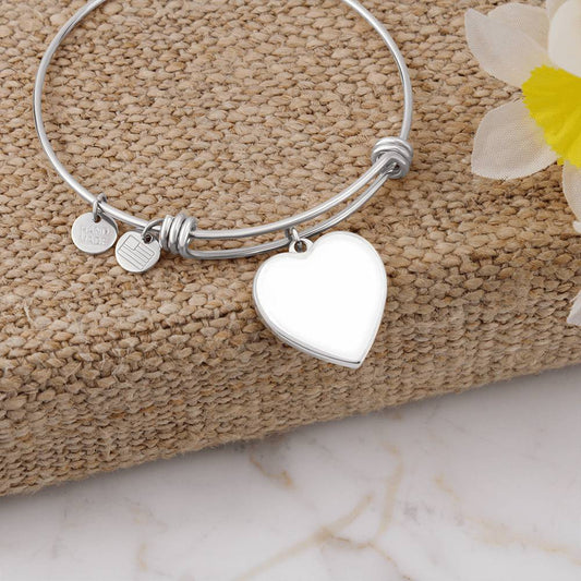 Sweet Love Luxury Heart Bangle