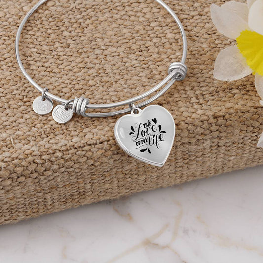 Love of My Life Luxury Heart Bangle