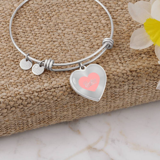 Besties Luxury Heart Bangle