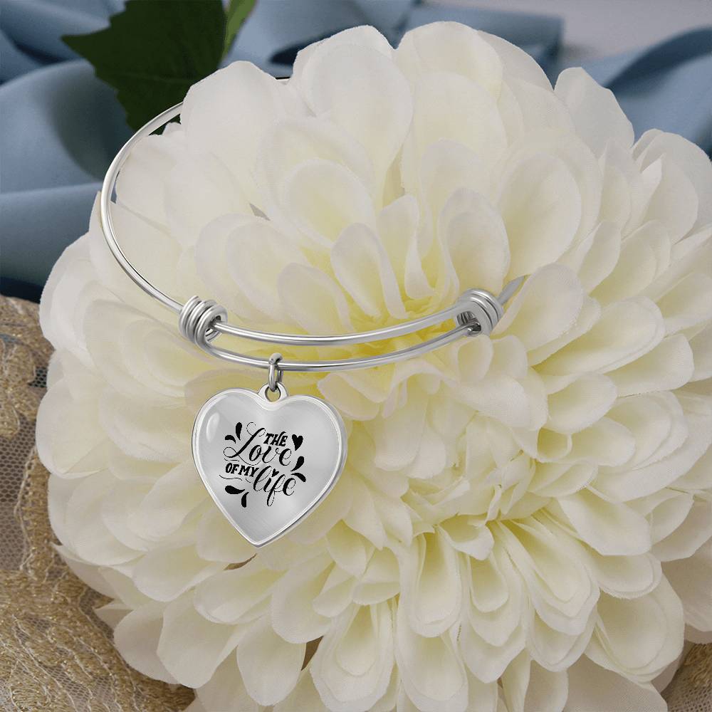 Love of My Life Luxury Heart Bangle