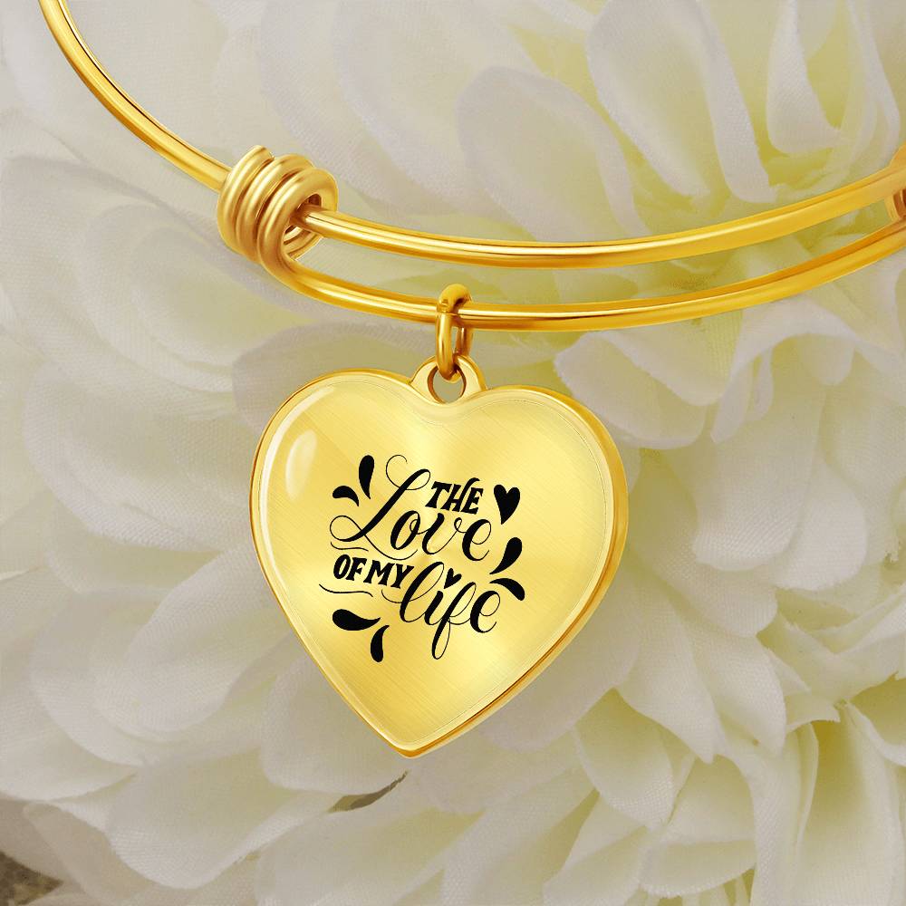 Love of My Life Luxury Heart Bangle