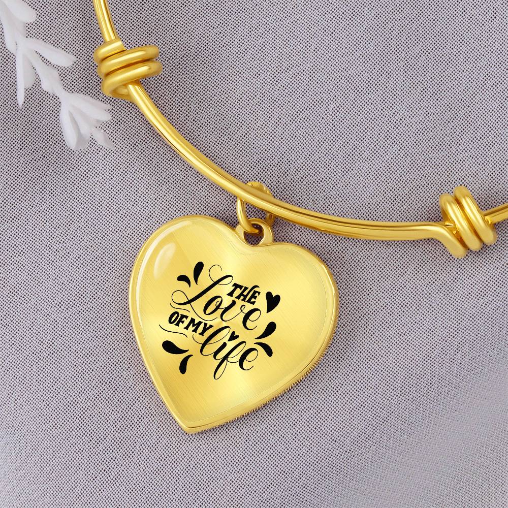 Love of My Life Luxury Heart Bangle