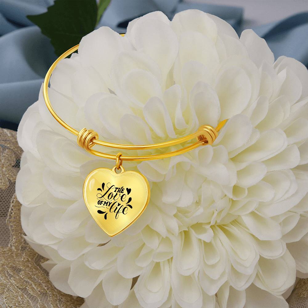 Love of My Life Luxury Heart Bangle