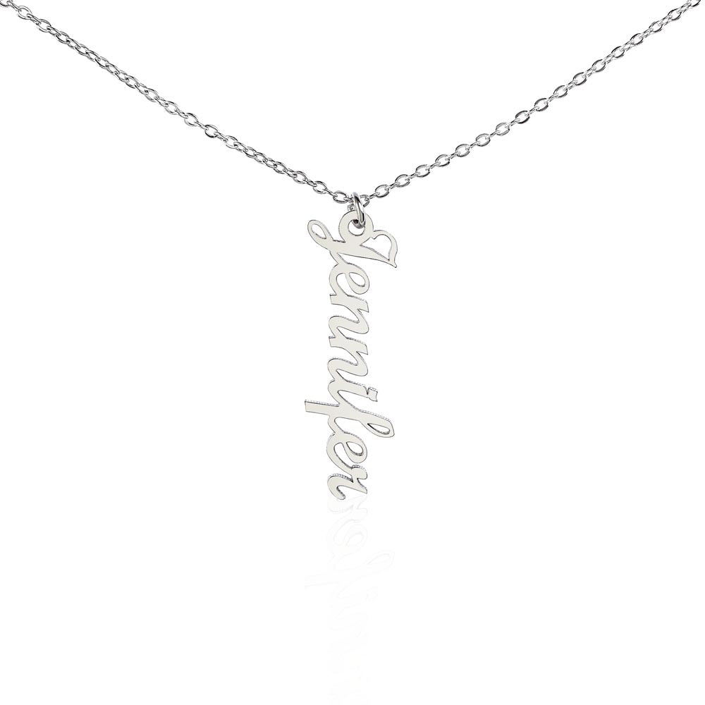 Vertical Name Necklace (Custom)