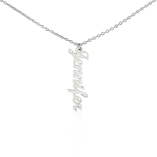 Vertical Name Necklace (Custom)