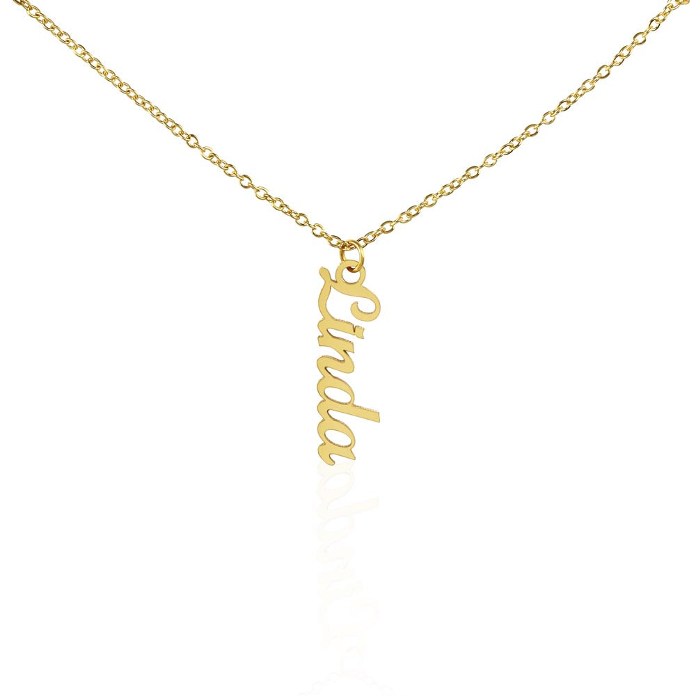 Vertical Name Necklace (Custom)