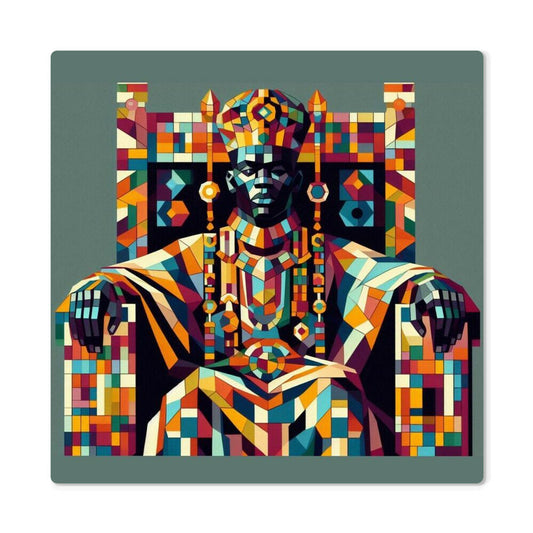 King With a Crown Metal Print