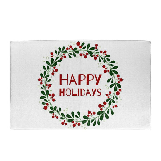 Happy Holidays Welcome Mat