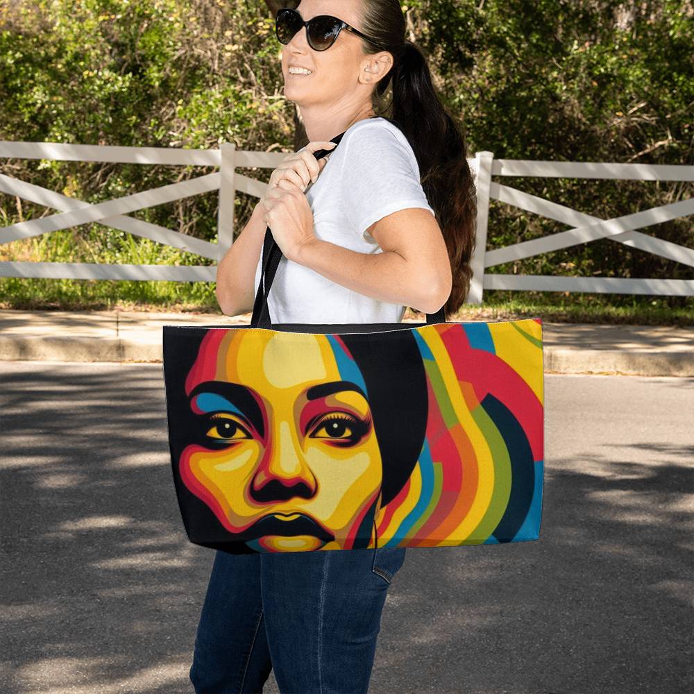 Afro Chic Weekender Tote