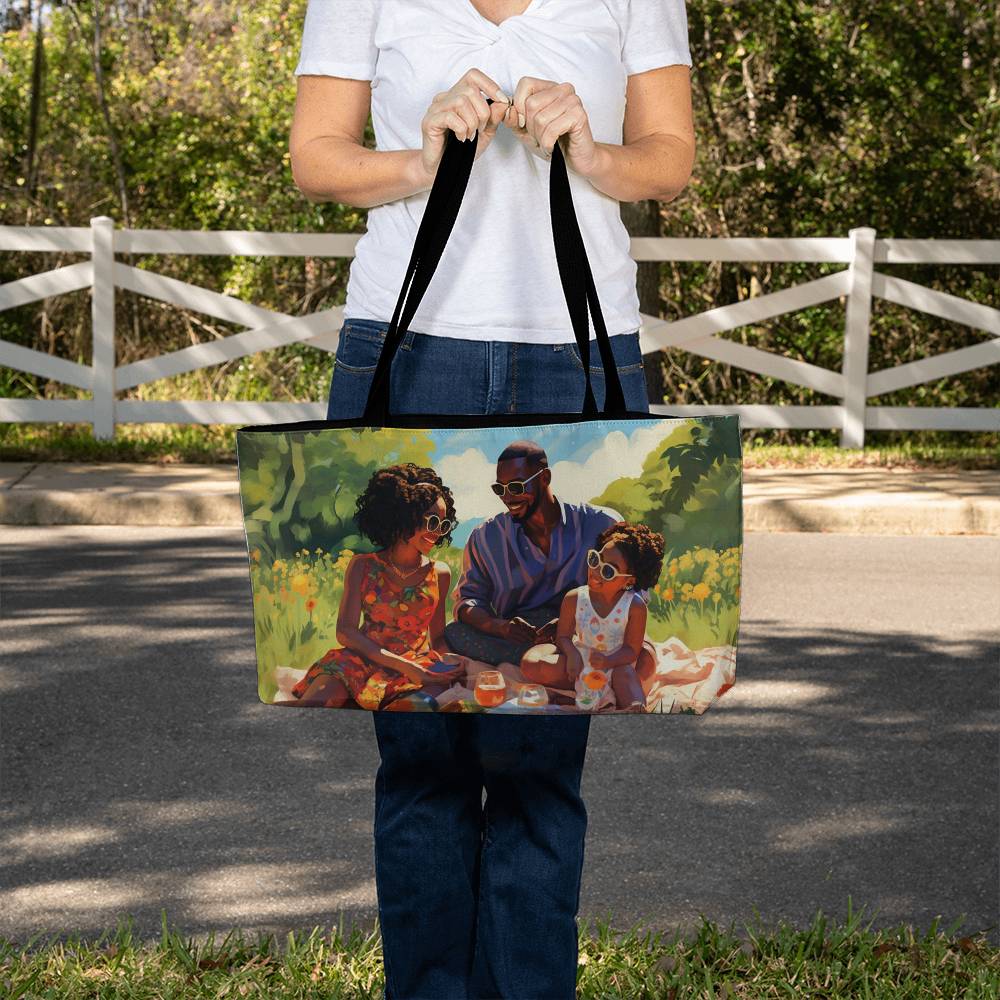 Family Picnic Weekender Tote Bag