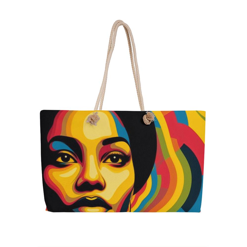 Afro Chic Weekender Tote