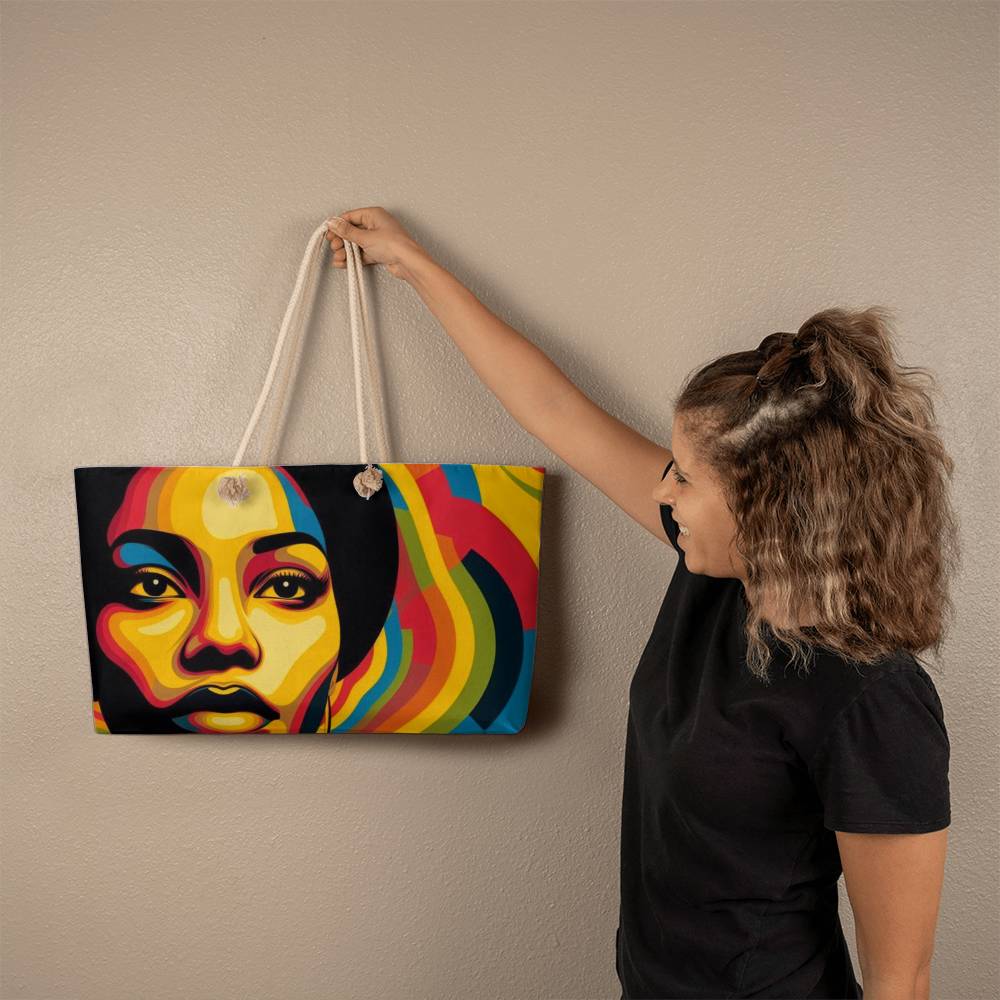 Afro Chic Weekender Tote