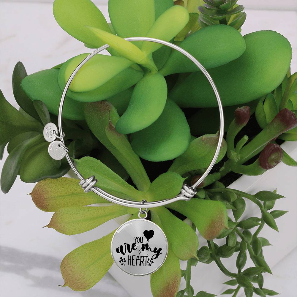 You are My Heart Luxury Circle Bangle