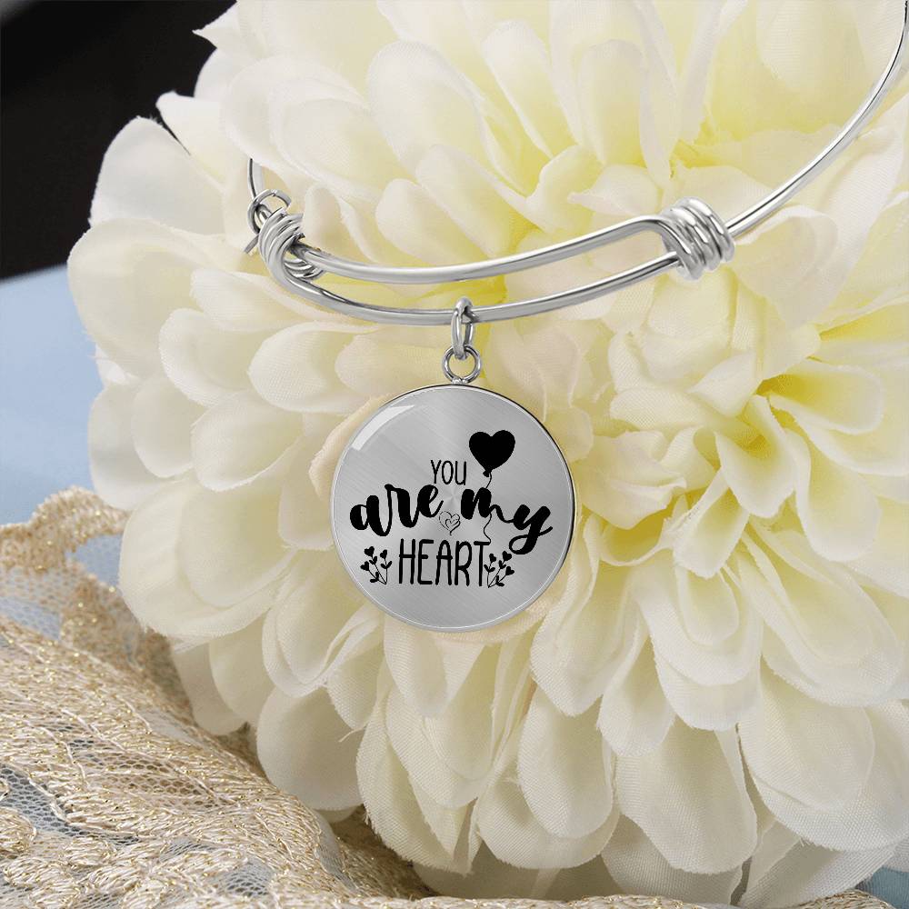 You are My Heart Luxury Circle Bangle