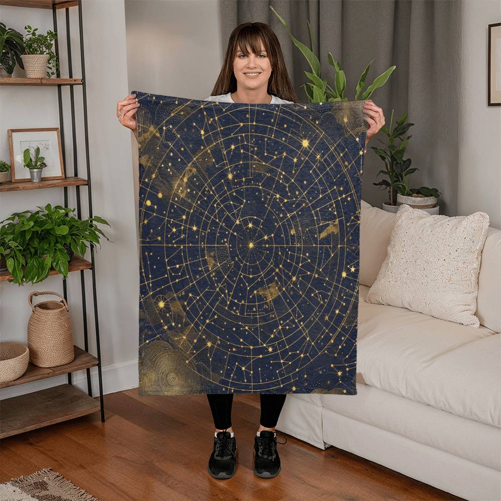 Night Sky Mink Touch Fleece Blanket