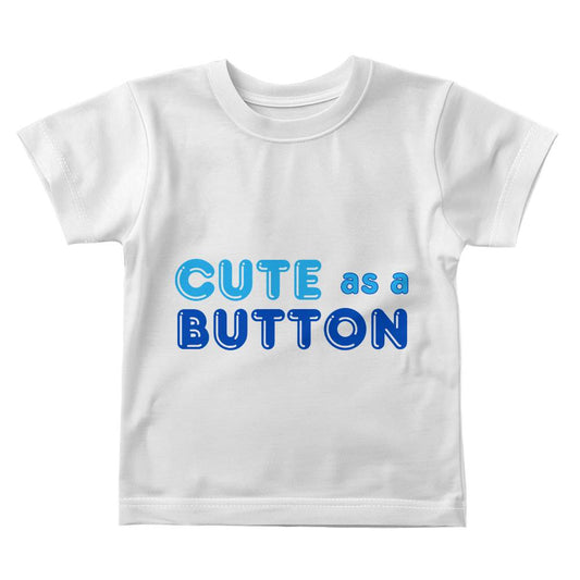 Cute as a Button Baby Tee