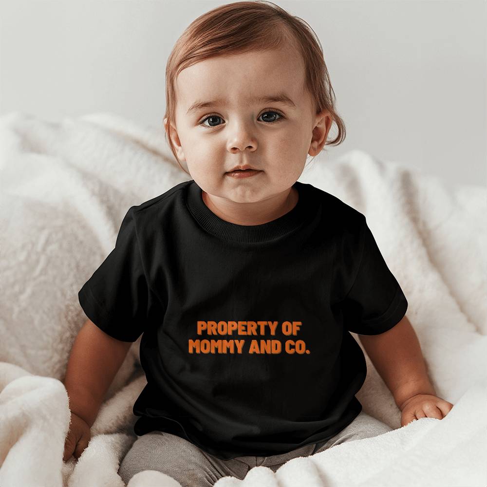 Property of Mommy and Co Baby Tee