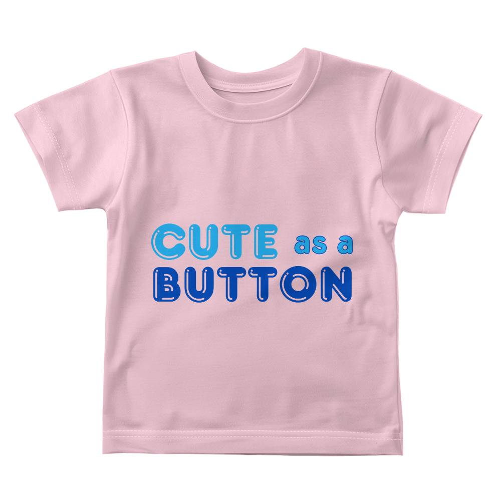 Cute as a Button Baby Tee