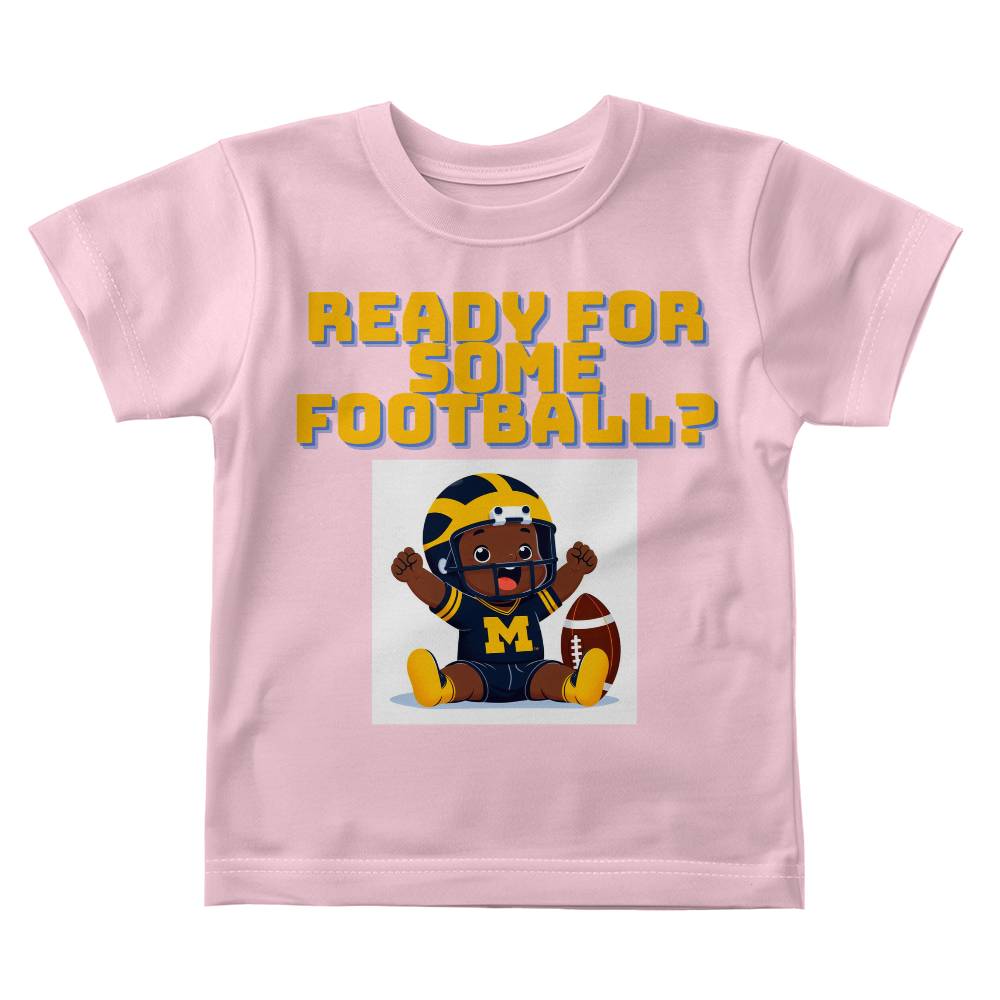 Ready For Some Football? Baby  Tee (Michigan Colors)