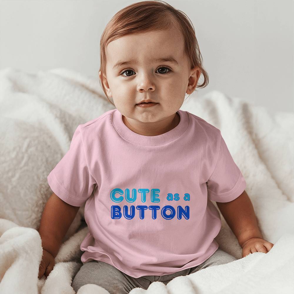 Cute as a Button Baby Tee