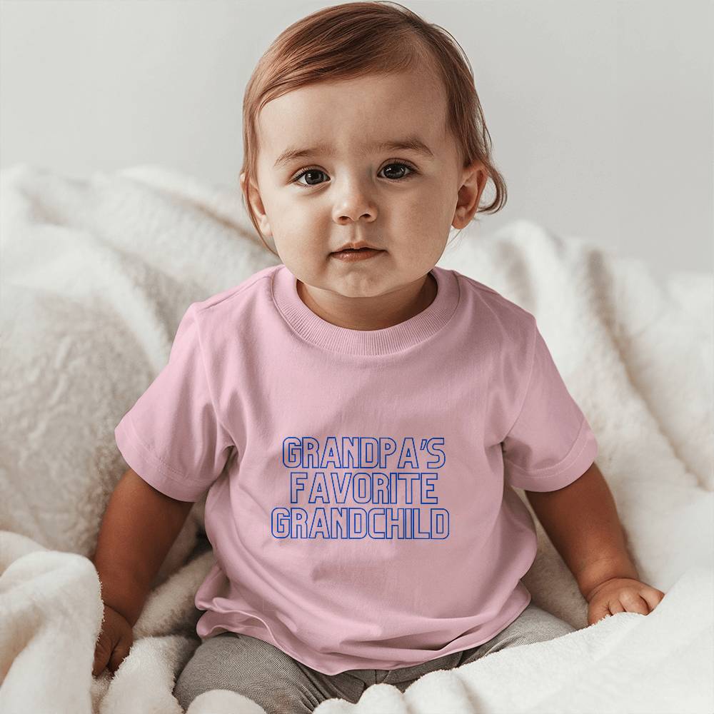 Grandpa's Favorite Grandchild Baby Tee