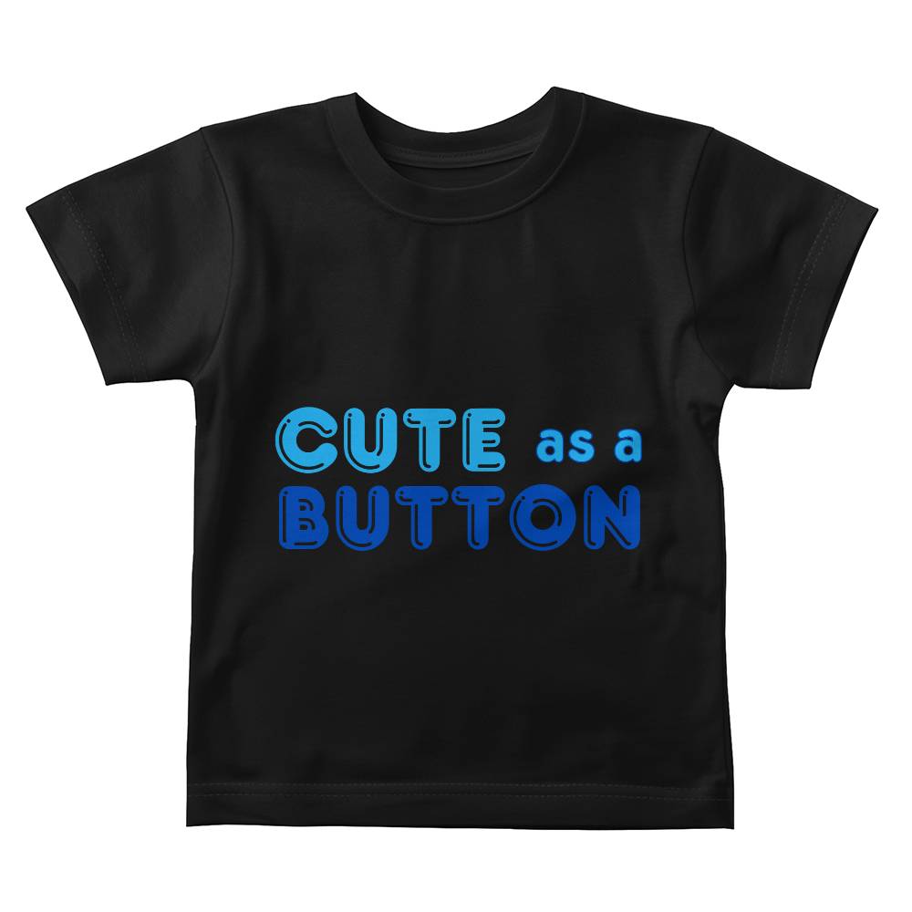 Cute as a Button Baby Tee