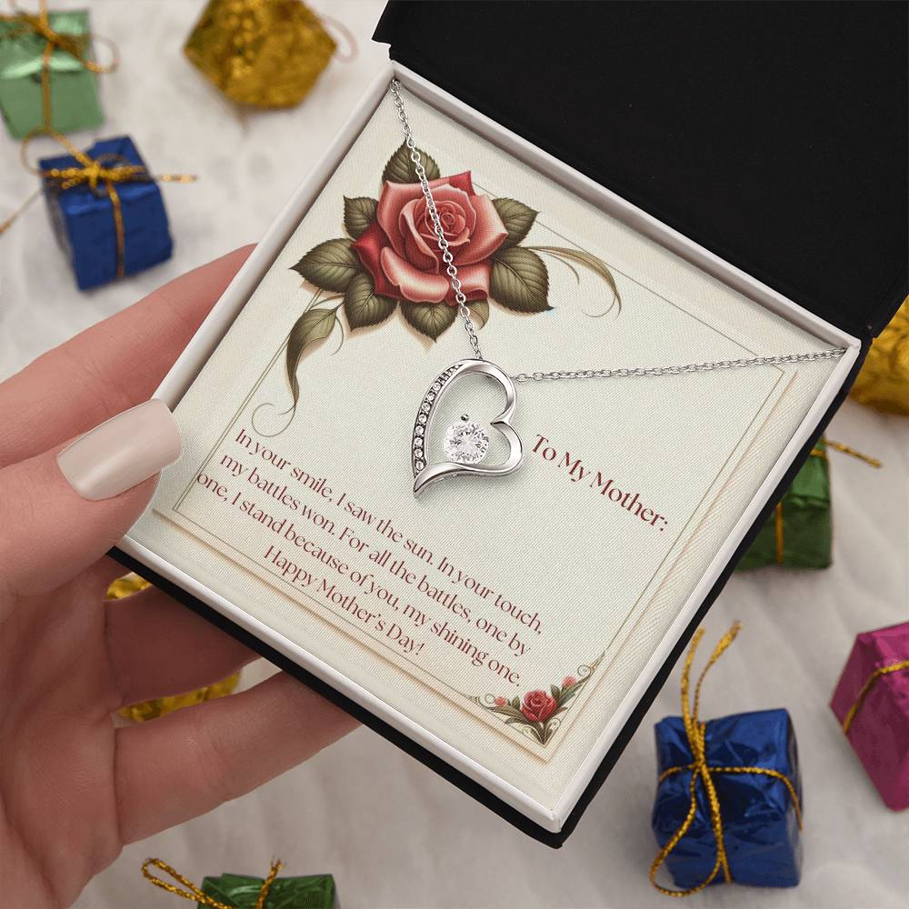 Eternal Flame Necklace + Message Card