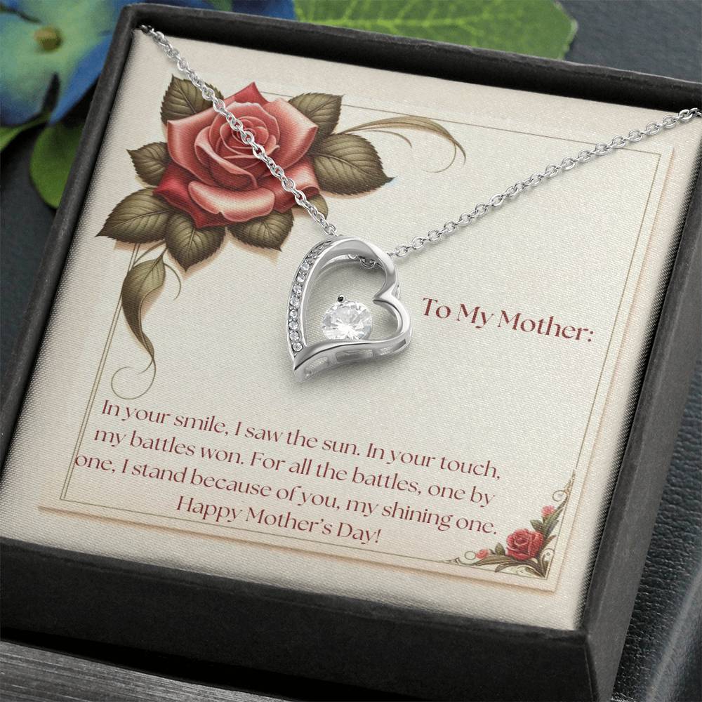 Eternal Flame Necklace + Message Card