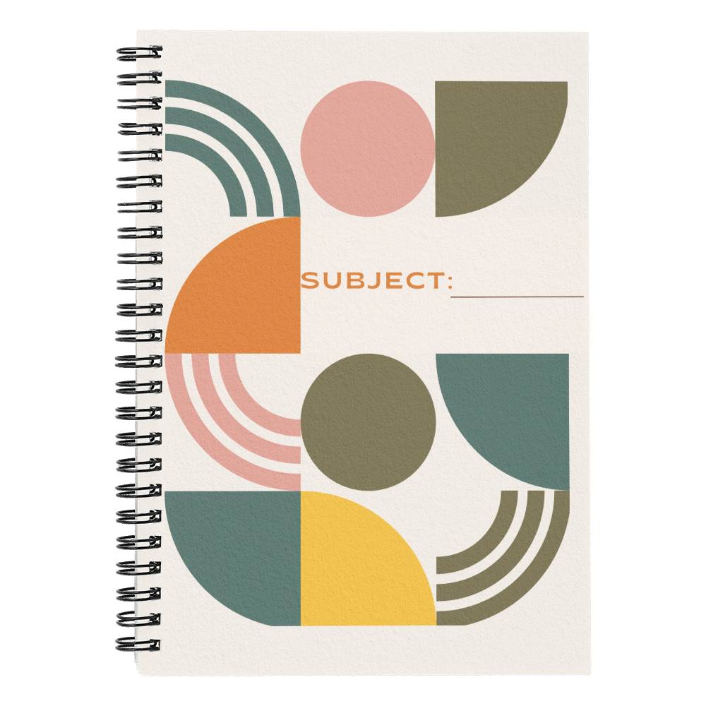 Shapes and Subject Notebook