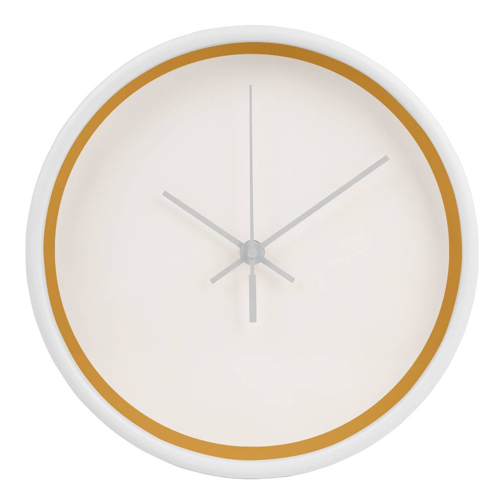 Classic Wooden Clock (Gold)