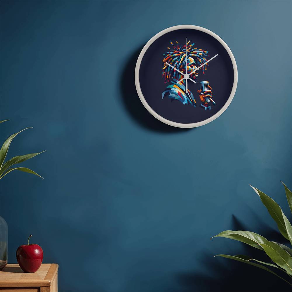 Sweet Song Wooden Clock