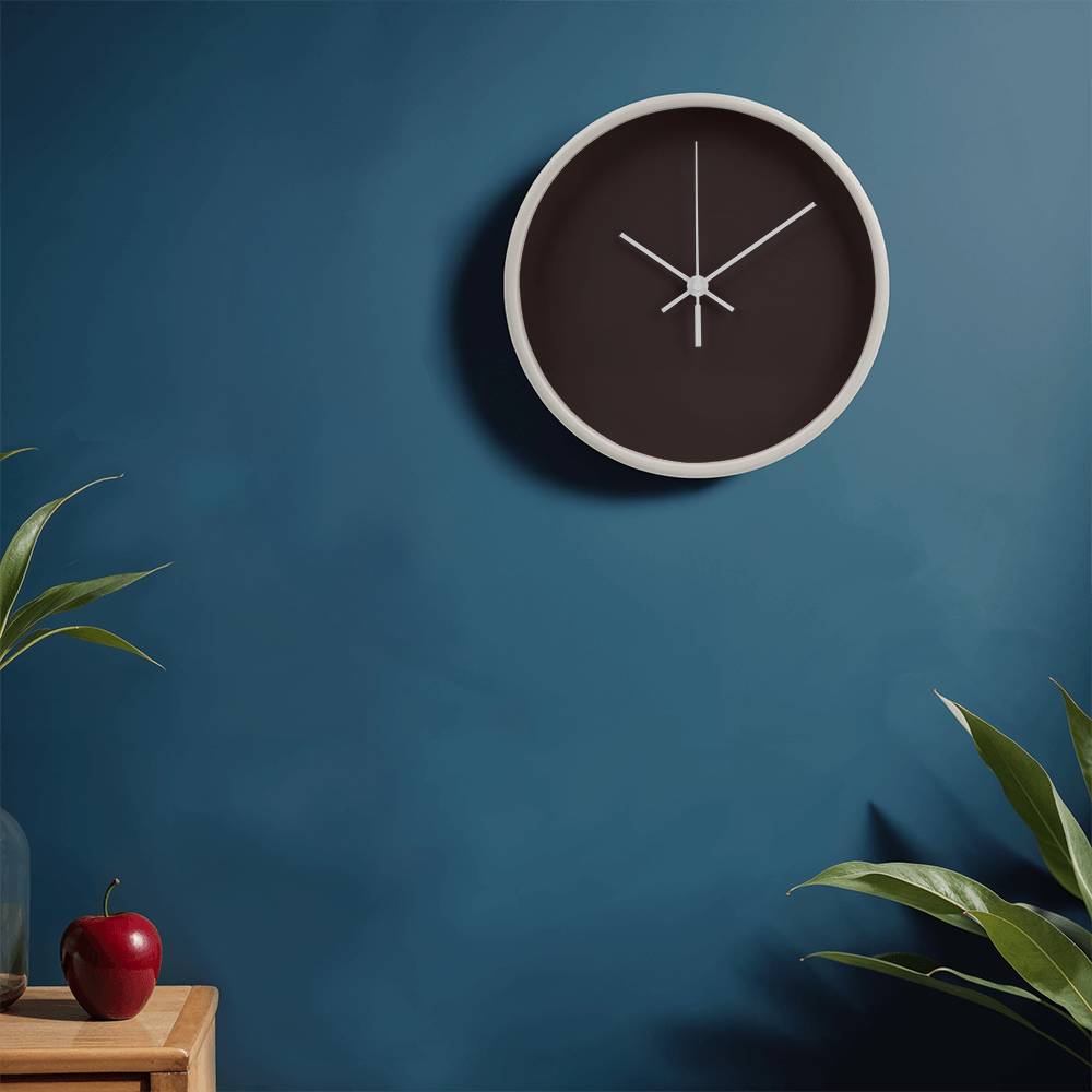 Classic Wooden Clock (Black)