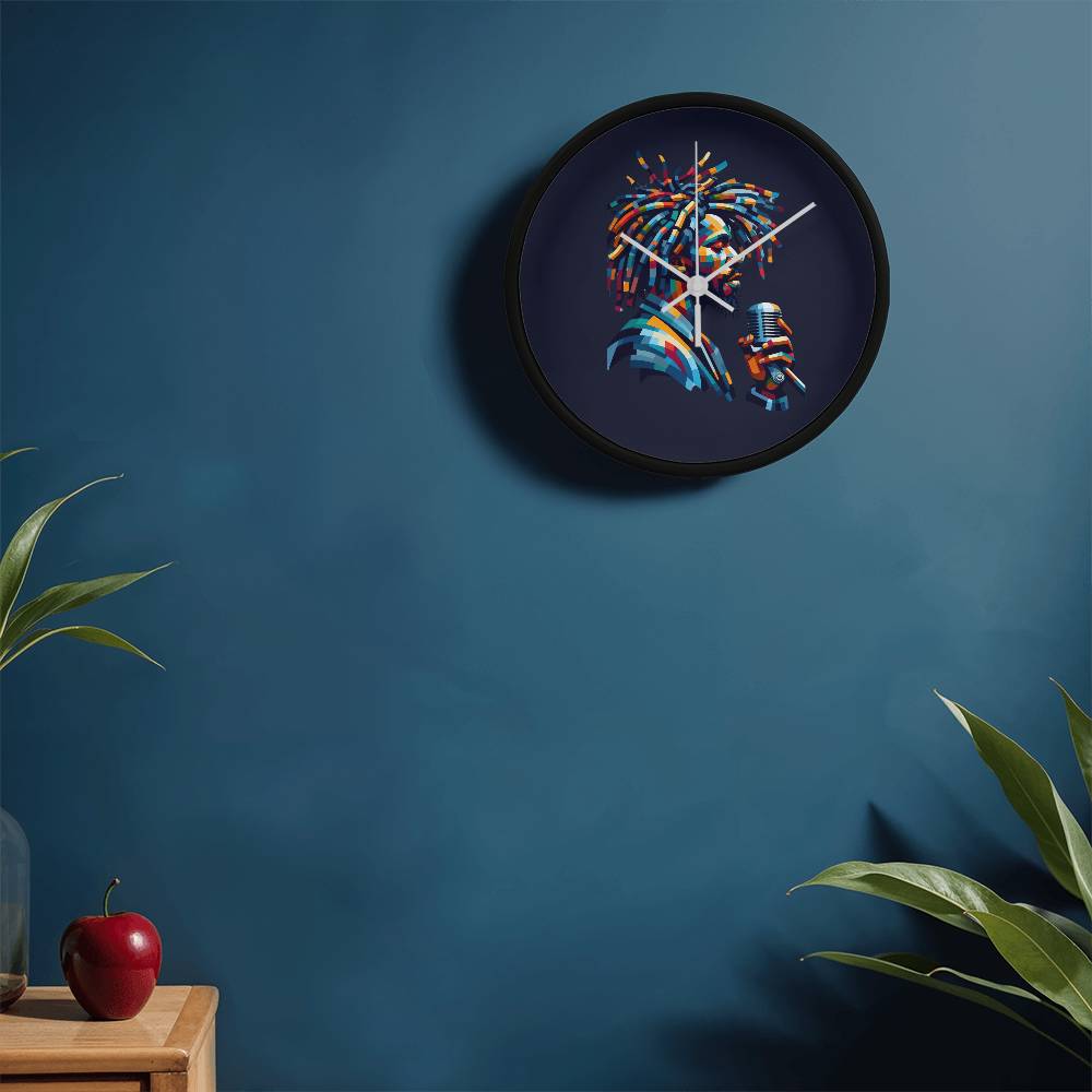 Sweet Song Wooden Clock