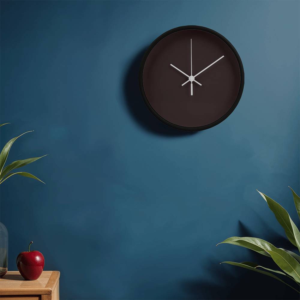 Classic Wooden Clock (Black)