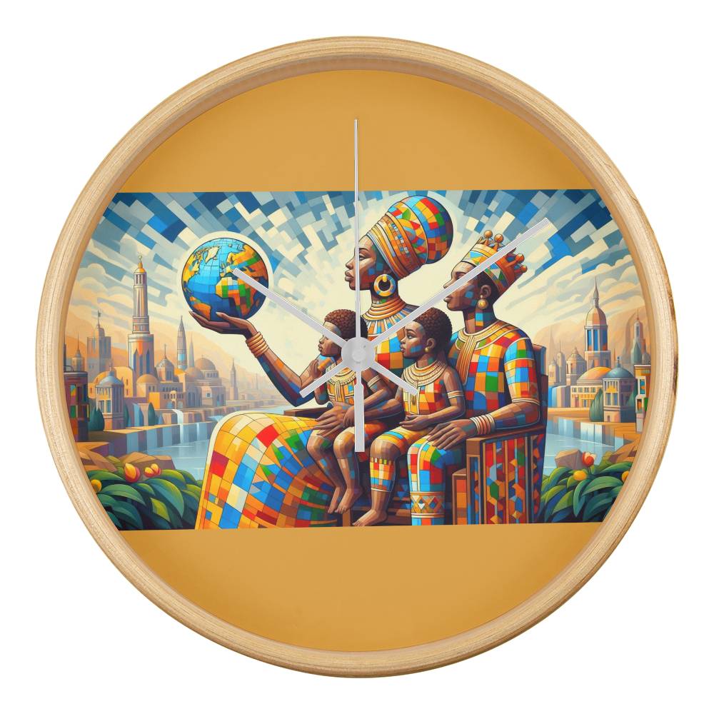 If I Ruled the World Wooden Clock