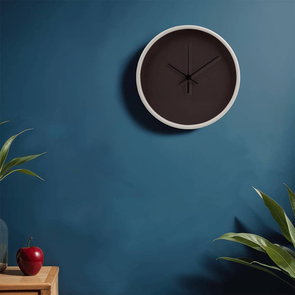 Classic Wooden Clock (Black)