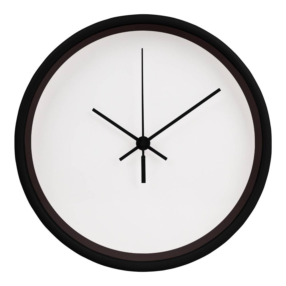 Classic Wooden Clock (White)