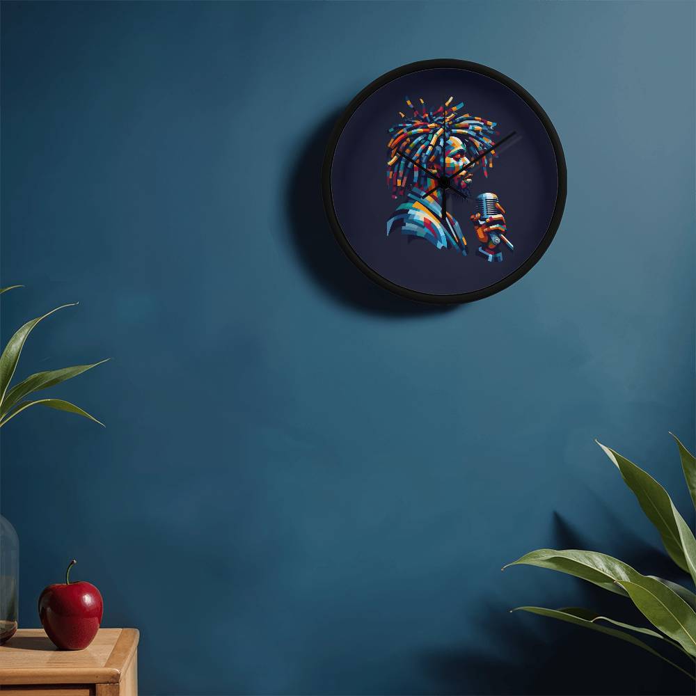 Sweet Song Wooden Clock