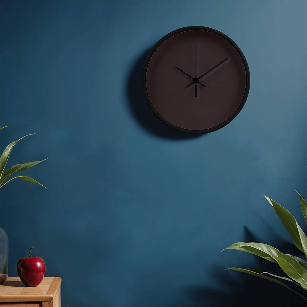 Classic Wooden Clock (Black)