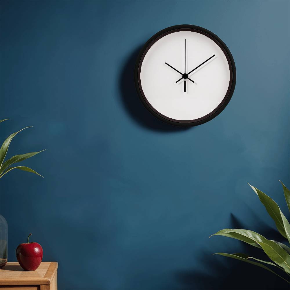 Classic Wooden Clock (White)