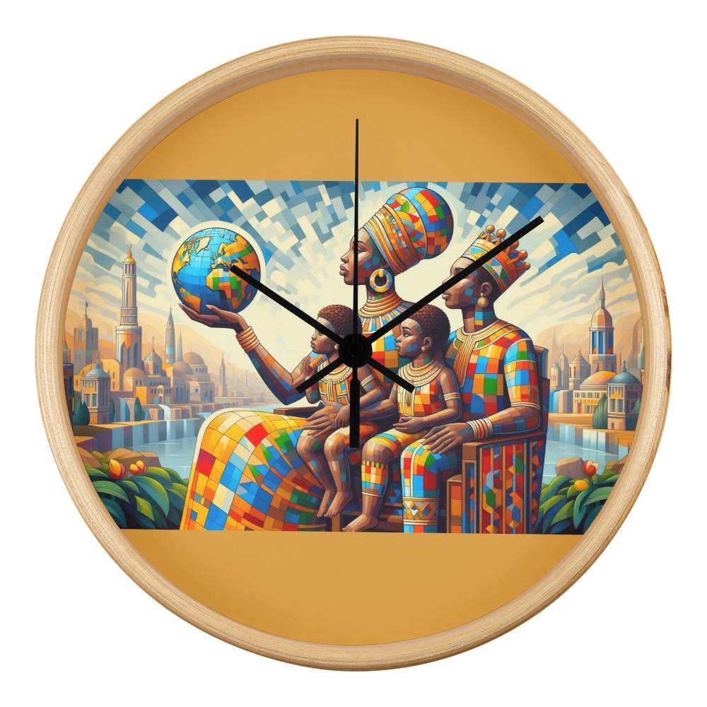 If I Ruled the World Wooden Clock