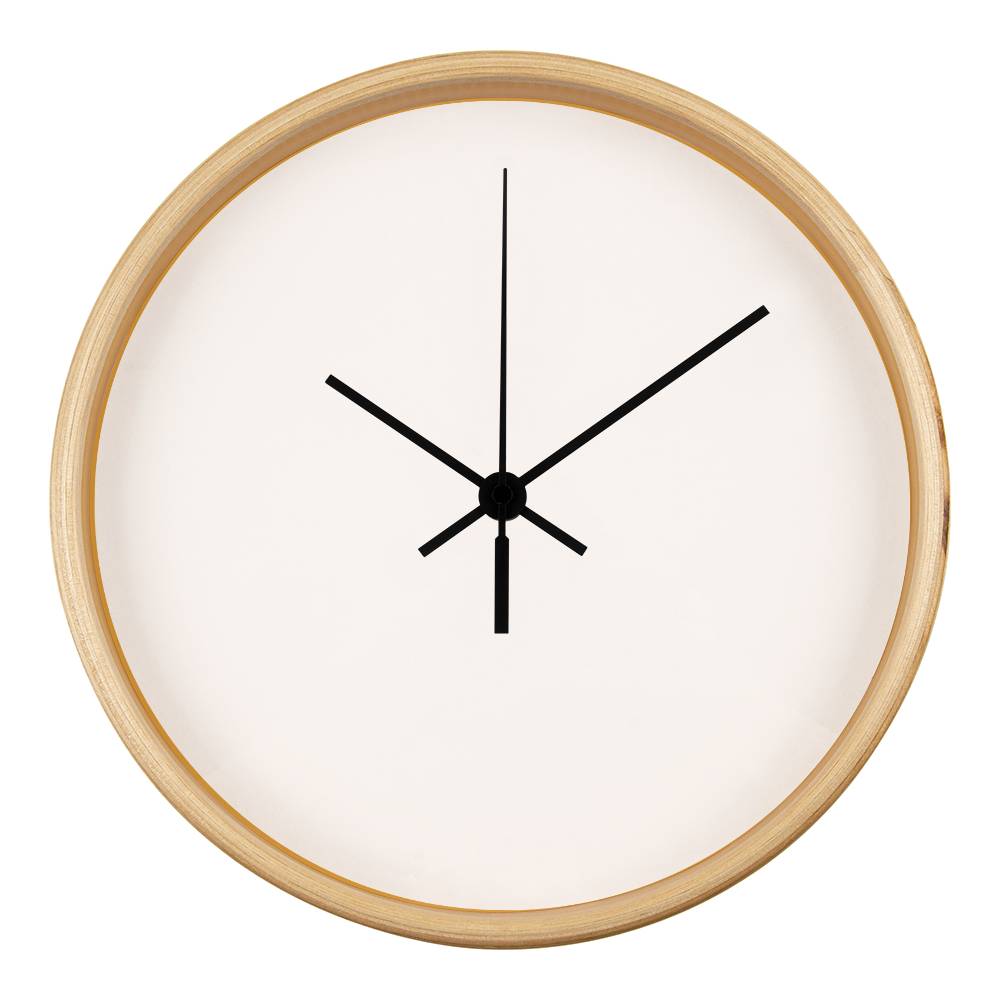 Classic Wooden Clock (Gold)