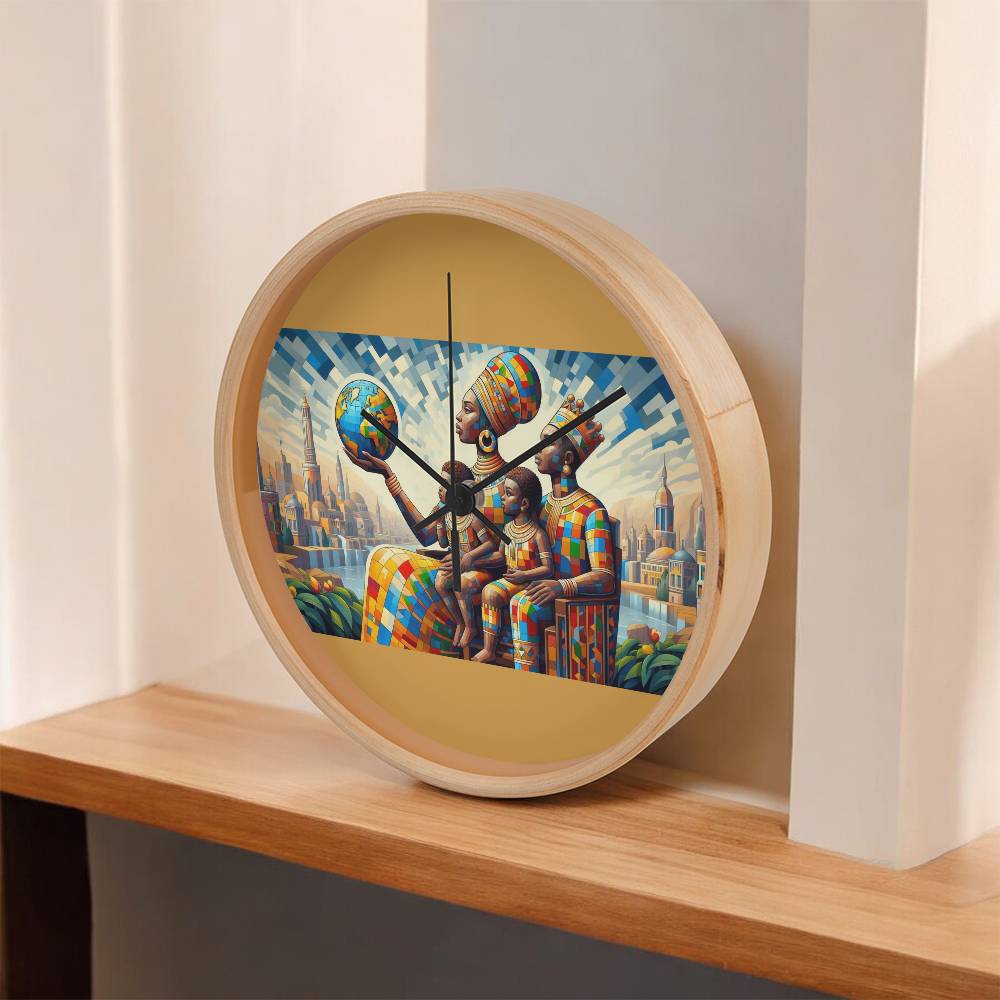 If I Ruled the World Wooden Clock